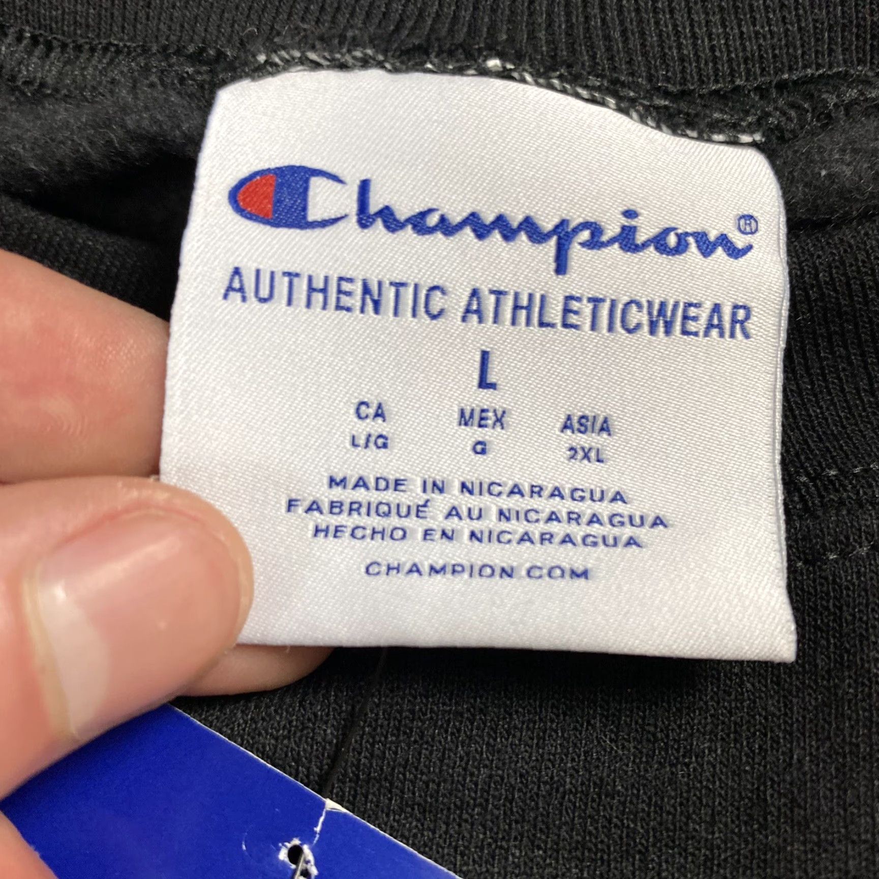 Champion VINTAGE Champion Buffalo State Bengals Sweatshirt Hoodie L Adult Black Knit Logo Holiday 90s Mens Size US L / EU 52-54 / 3 - 3 Thumbnail