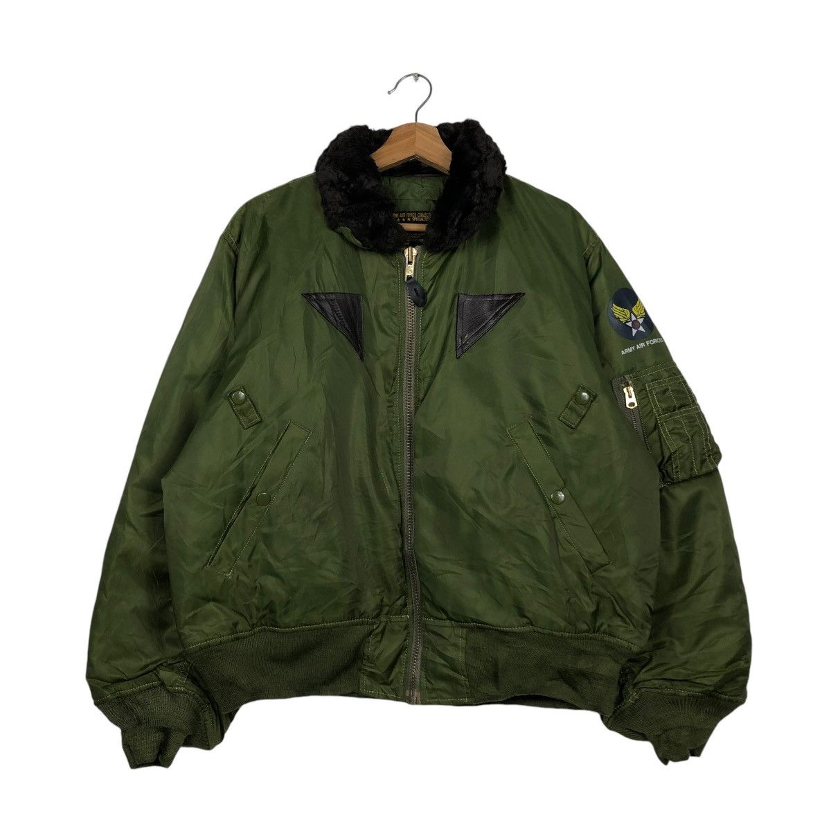 Vintage 🔥VINTAGE BOMBER JACKET MILITARY XENON AIR FORCE US NAVY Size US M / EU 48-50 / 2 - 3 Thumbnail