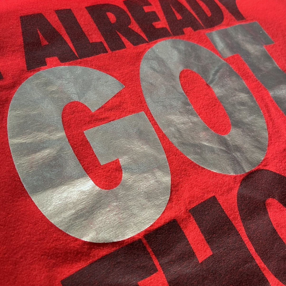 Nike × Vintage Vintage 2000s Nike I Already Got Those Humor Logo Tee Shirt Size US XL / EU 56 / 4 - 6 Thumbnail