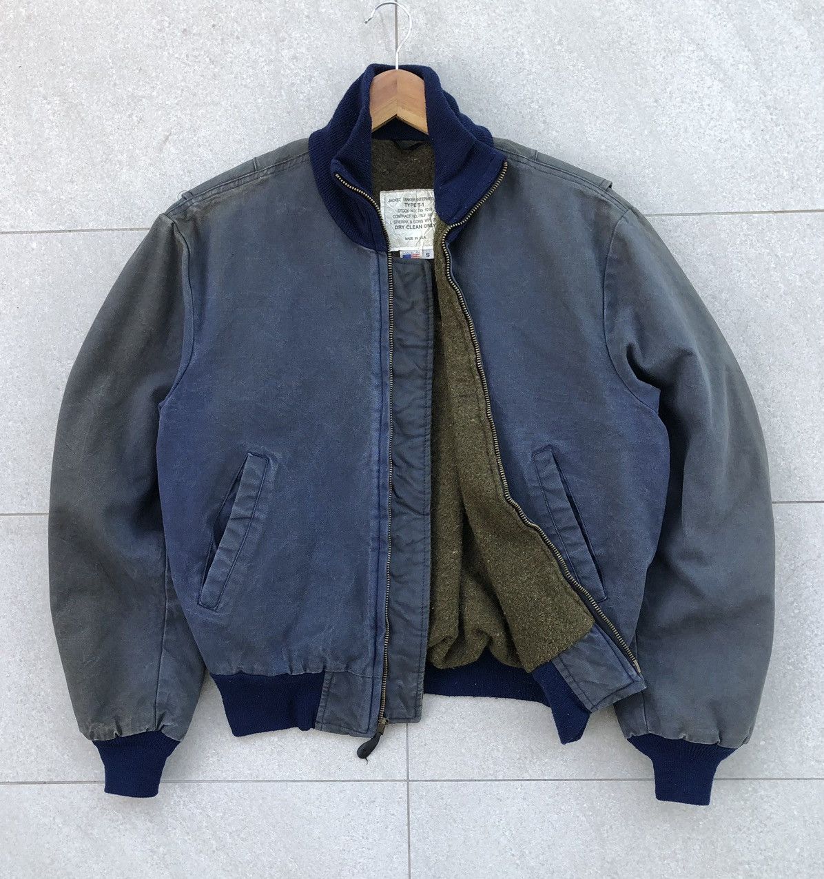 I. Spiewak And Sons VTG l.Spiewak & Sons Duck Canvas Lined Blanket Bomber Jacket Size US S / EU 44-46 / 1 - 2 Thumbnail