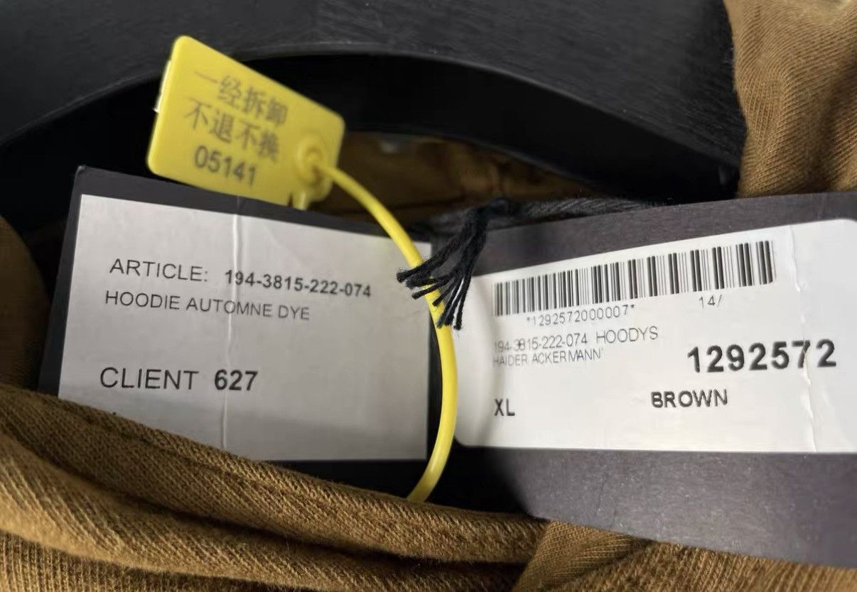Haider Ackermann Haider Ackermann Perth Hoodie Brown J31 Size US XL / EU 56 / 4 - 6 Thumbnail