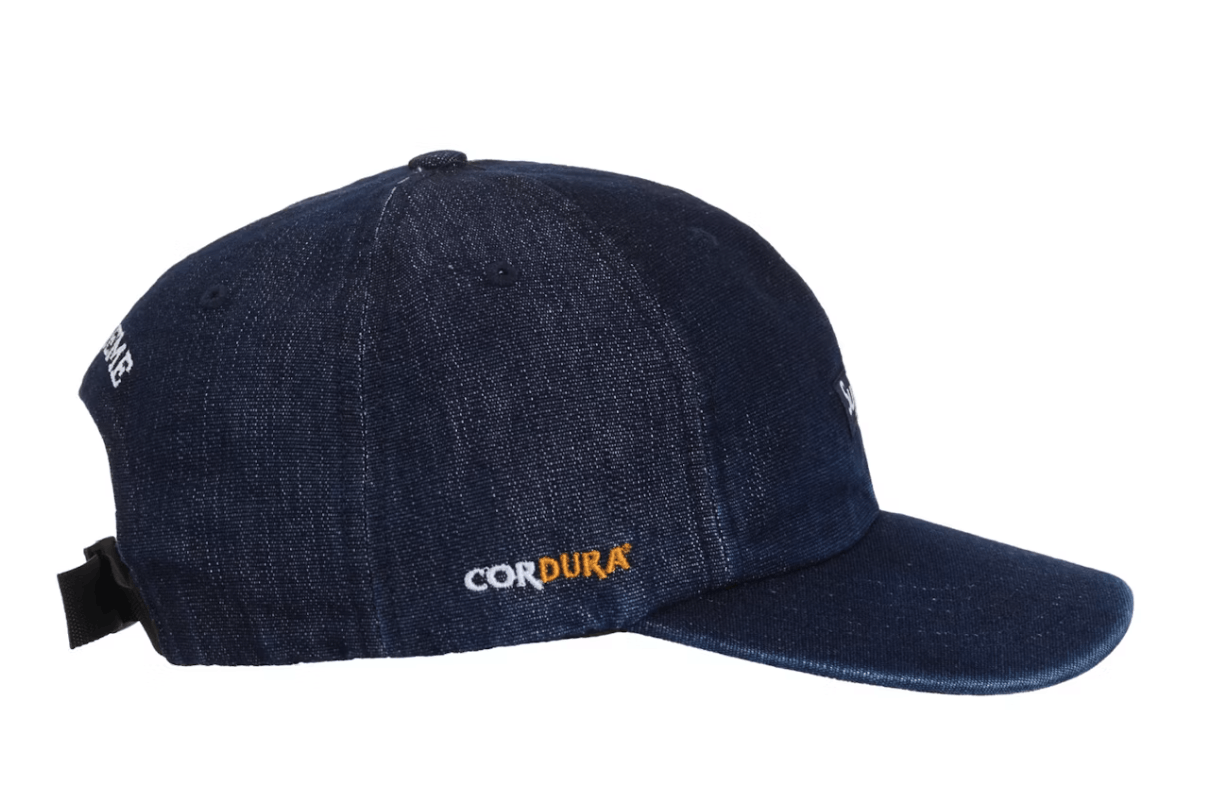 Supreme Supreme Cordura Denim Small Box 6-Panel Blue Sz Adjustable Size ONE SIZE - 2 Thumbnail