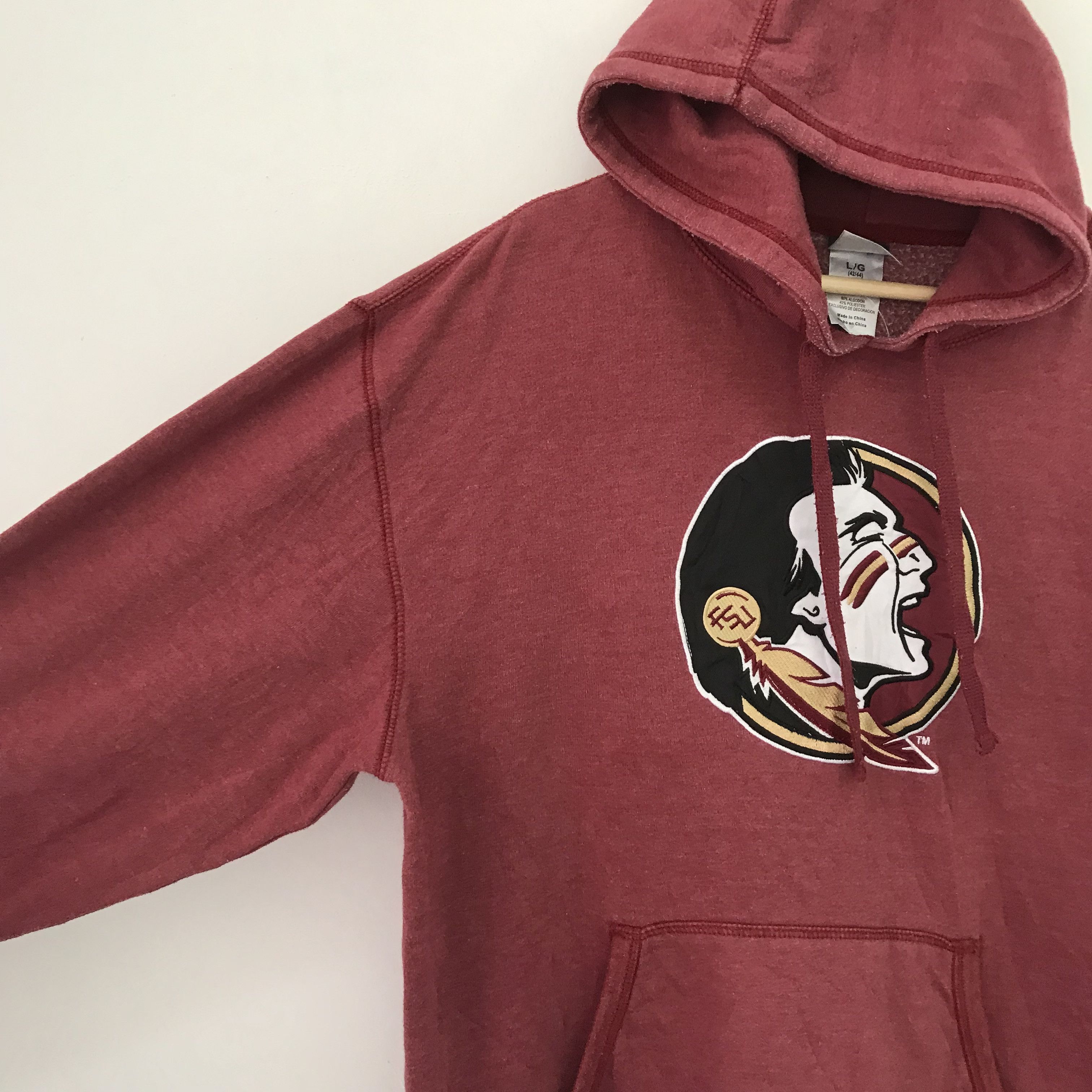 Vintage intage Florida State University Maroon Sweater Size US XL / EU 56 / 4 - 4 Thumbnail