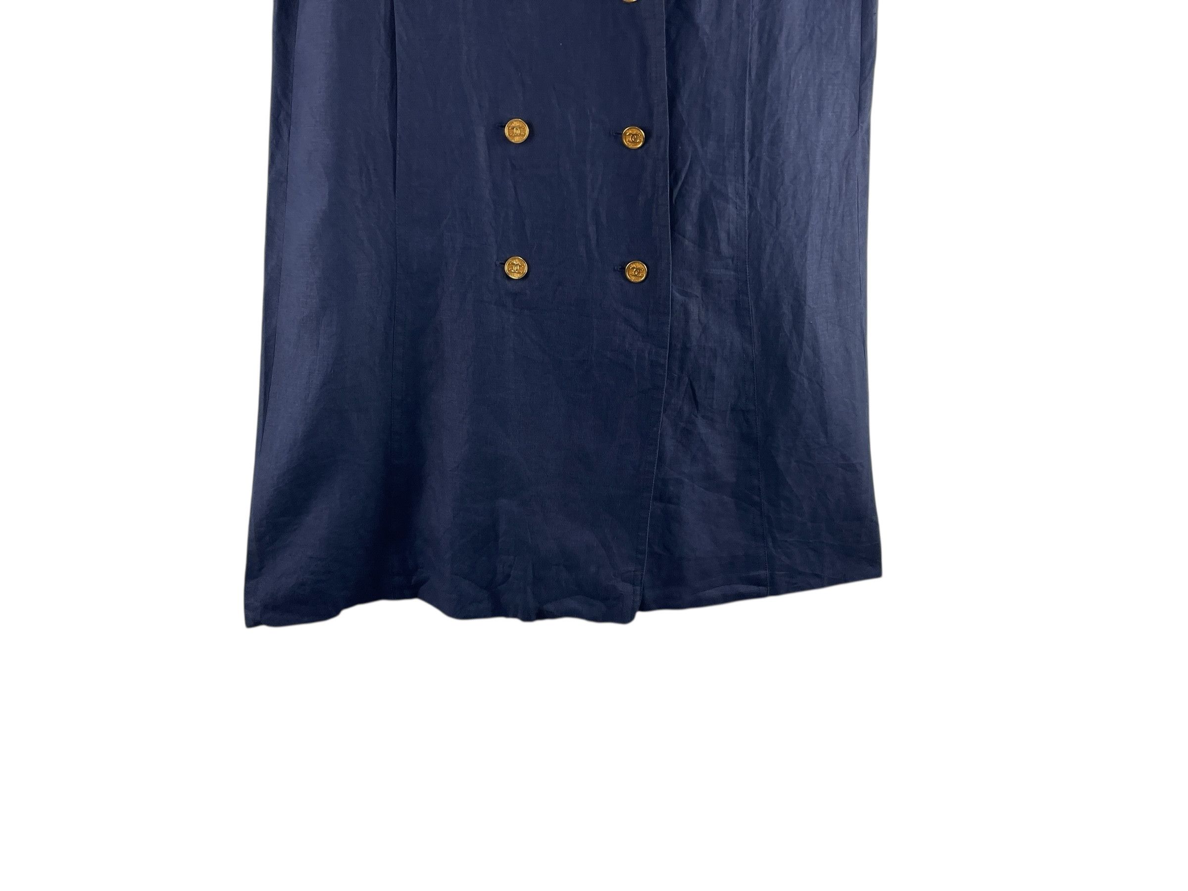 Chanel Vintage Chanel Boutique Navy Double-Breasted Dress Size XS / US 0-2 / IT 36-38 - 10 Thumbnail