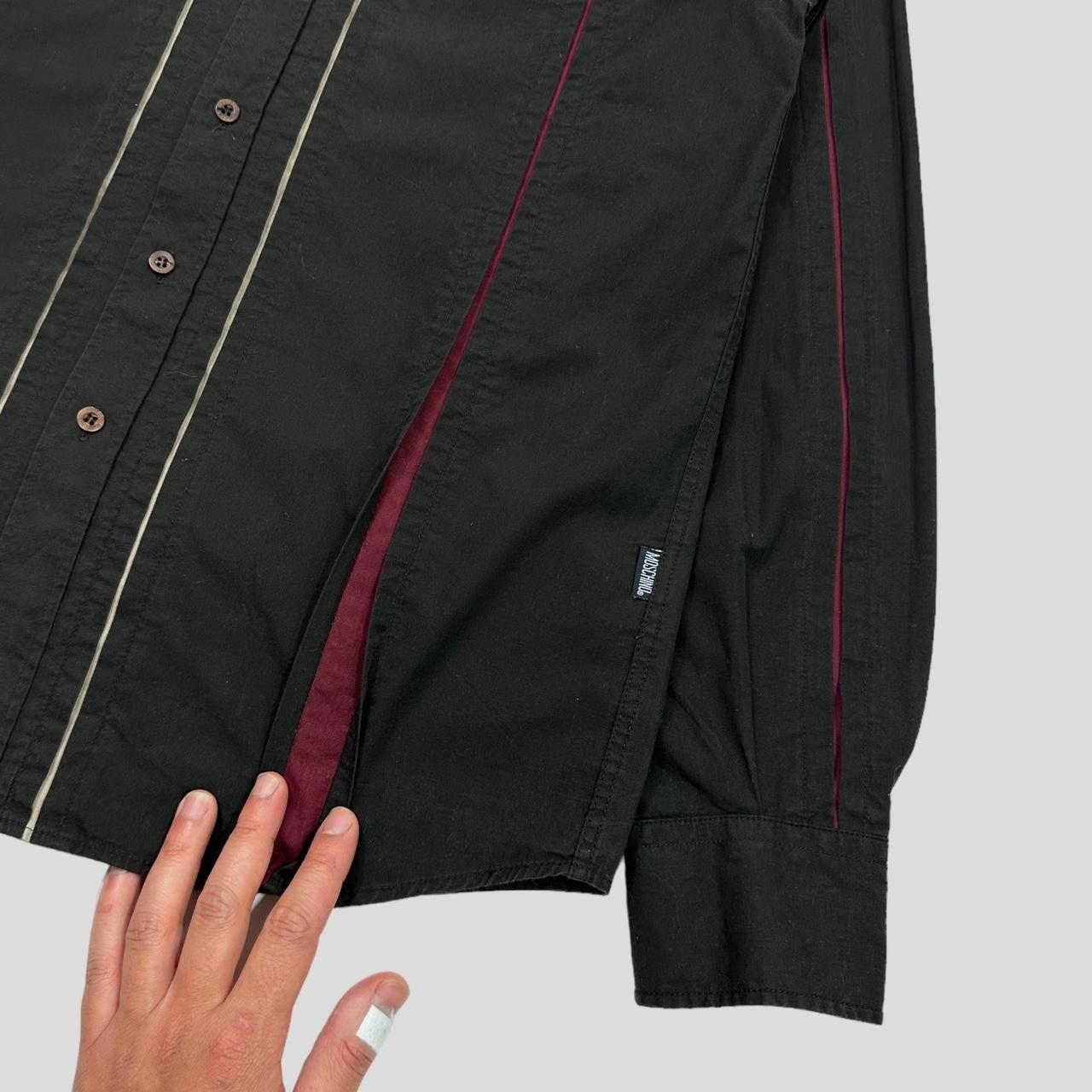 Moschino Moschino Jeans 00’s Tectonic Seam Technical Cotton Shirt - M Size US M / EU 48-50 / 2 - 2 Thumbnail