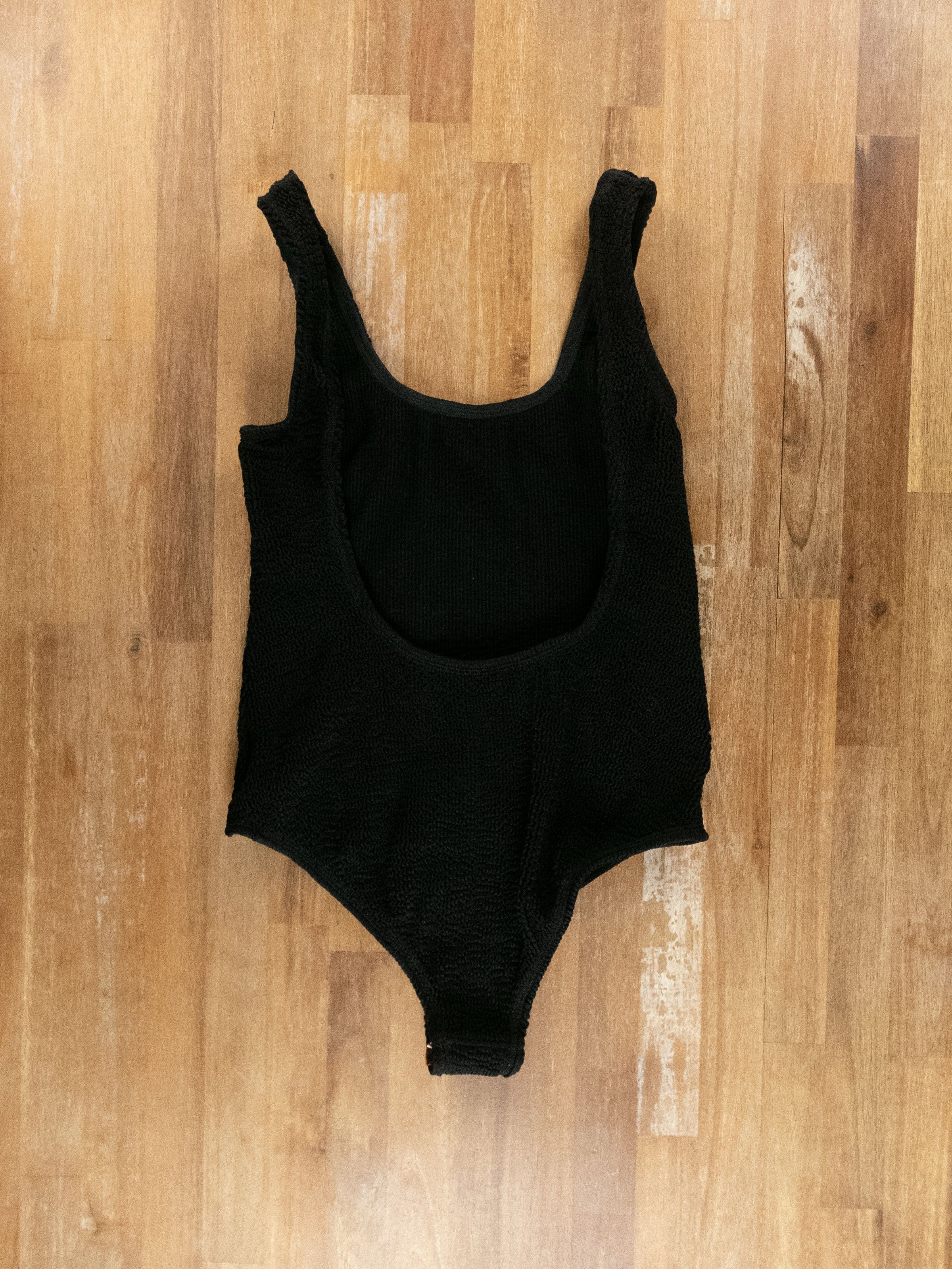 Bottega Veneta BOTTEGA VENETA crinkle black one piece swimsuit swimwear 42 Size 28" / US 6 / IT 42 - 11 Thumbnail