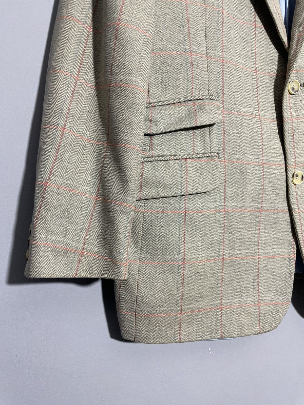 Other Robert Noble Santinelli Tailoring Check Pattern blazer Size 42R - 8 Thumbnail