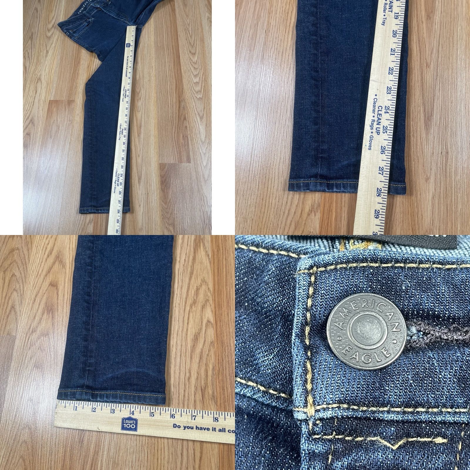 American Eagle Outfitters American Eagle Outfitters Jeans Womens 28Wx30L Slim Denim Size 28" / US 6 / IT 42 - 8 Thumbnail