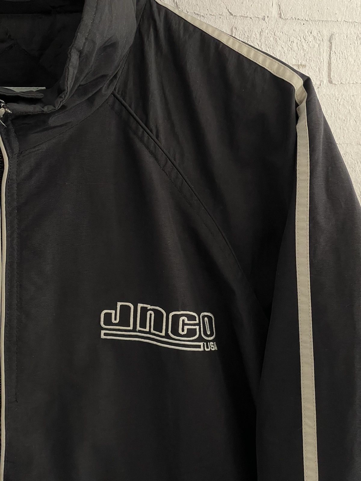 JNCO Vintage 90s JNCO USA Quilted Puffer Jacket Black Medium Size US M / EU 48-50 / 2 - 2 Thumbnail