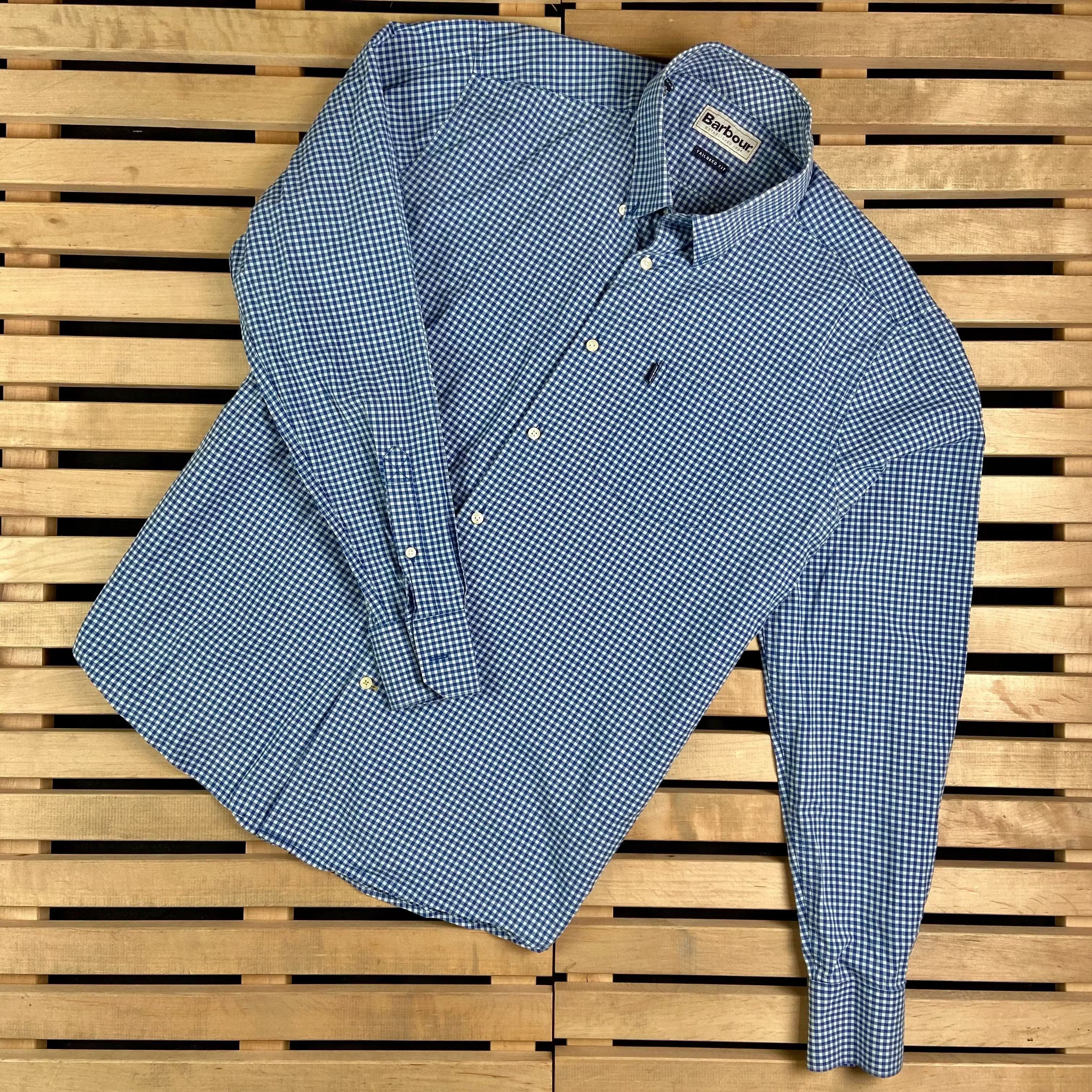 Barbour Mens Shirt Long Sleeve Barbour Size L Blue Size US L / EU 52-54 / 3 - 1 Thumbnail