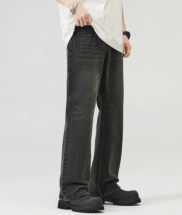 Japanese Brand nezawa x Rika American grey washed flared baggy jeans Size US 32 / EU 48 - 3 Thumbnail