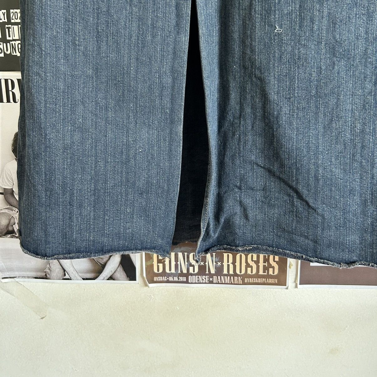 Sisley Vintage Sisley Denim Maxi Skirt Size 26" / US 2 / IT 38 - 14 Thumbnail