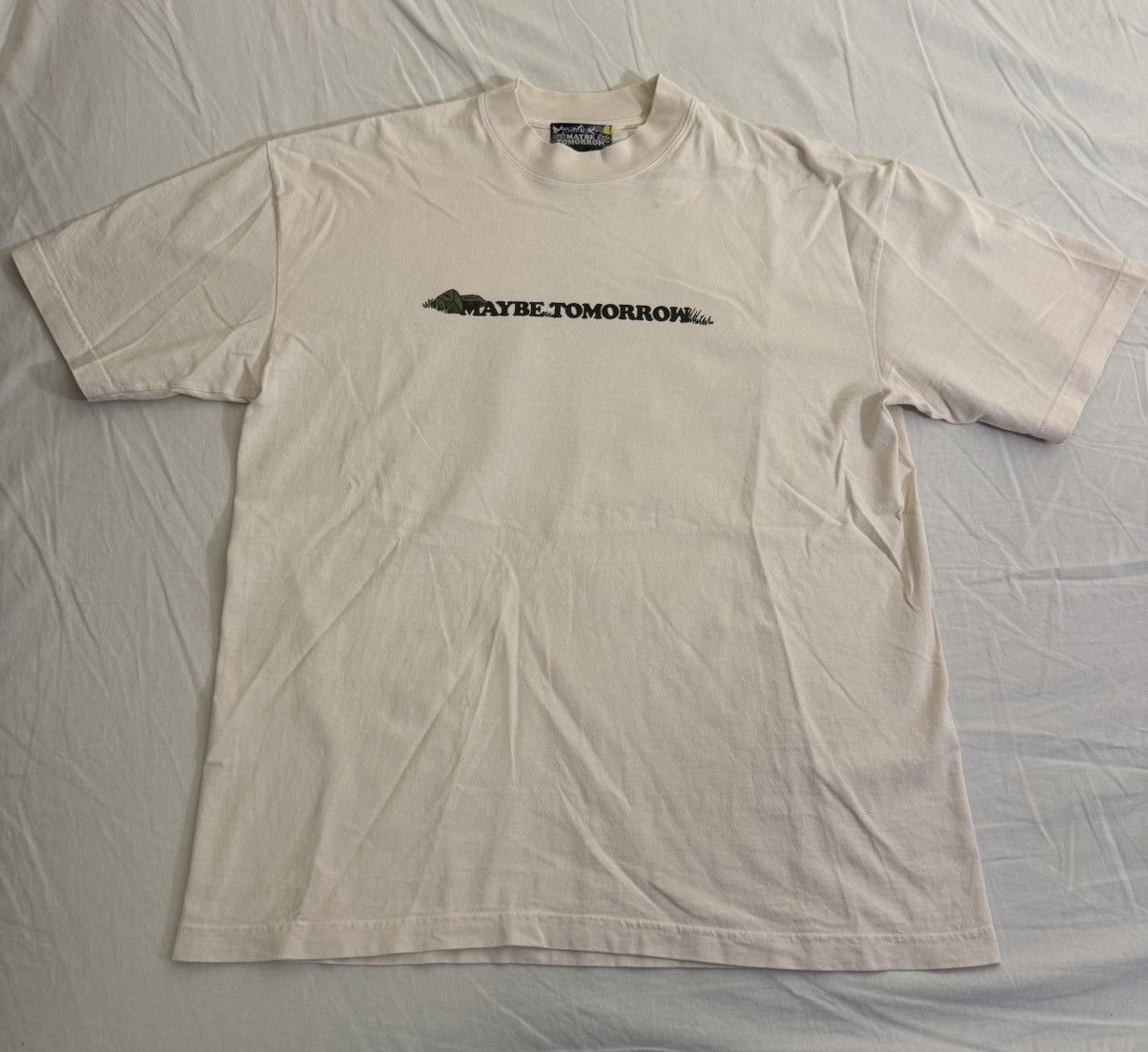 Maybe Tomorrow Mt. Hope Tee T-Shirt White L