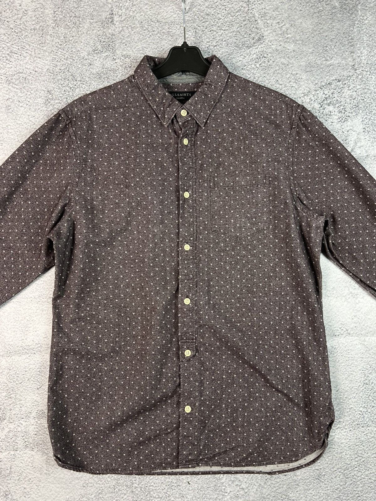 20471120 All Saints cresco LS shirt Size US M / EU 48-50 / 2 - 5 Thumbnail