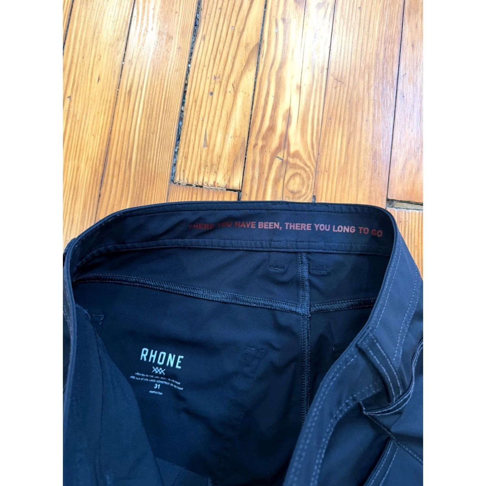 Rhone Rhone Slim Chino Pants Men 31x30 Gray Slim Tapered 5 Pocket Commuter Easy Care Breathable Anti-Odor Men’s Size US 31 - 3 Thumbnail
