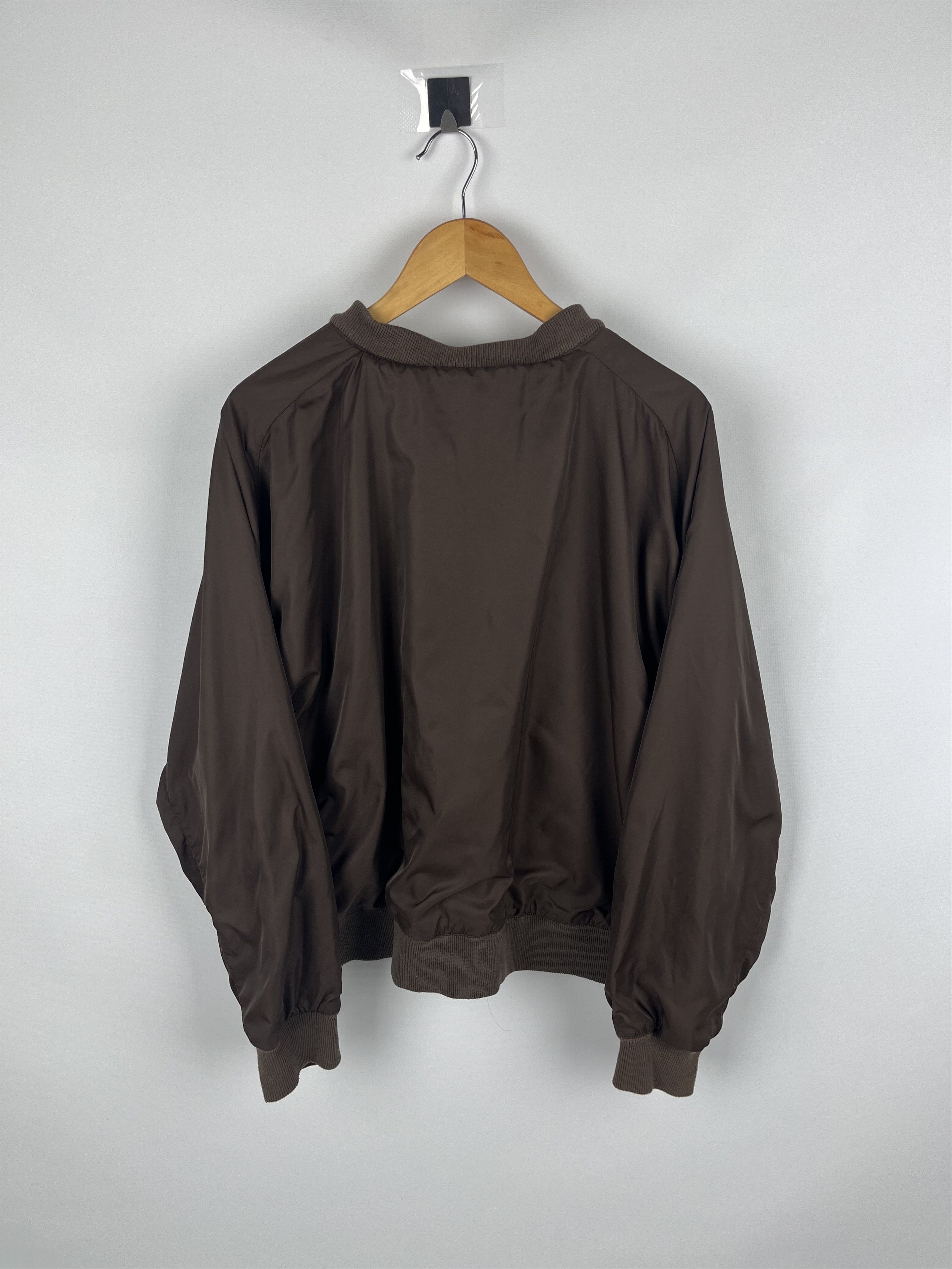 Nike Nike Brown Vintage Bomber Jacket Y2K Grunge Hip Hop Size US L / EU 52-54 / 3 - 2 Thumbnail