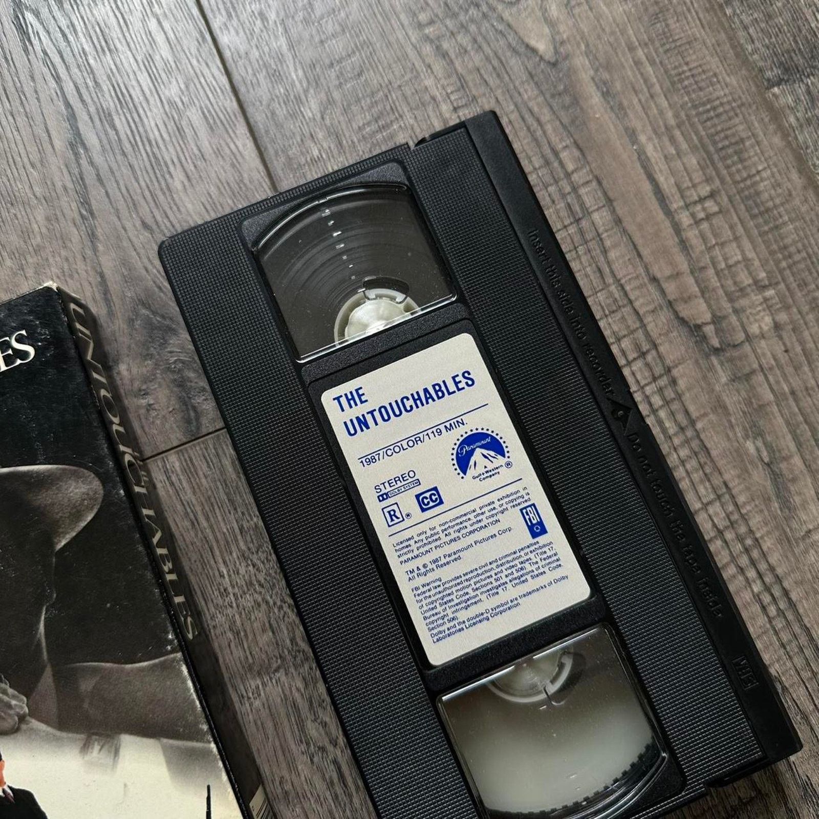 Vintage Rare Vintage The Untoucheables Crime Mob VHS Movie Tape Size ONE SIZE - 2 Thumbnail