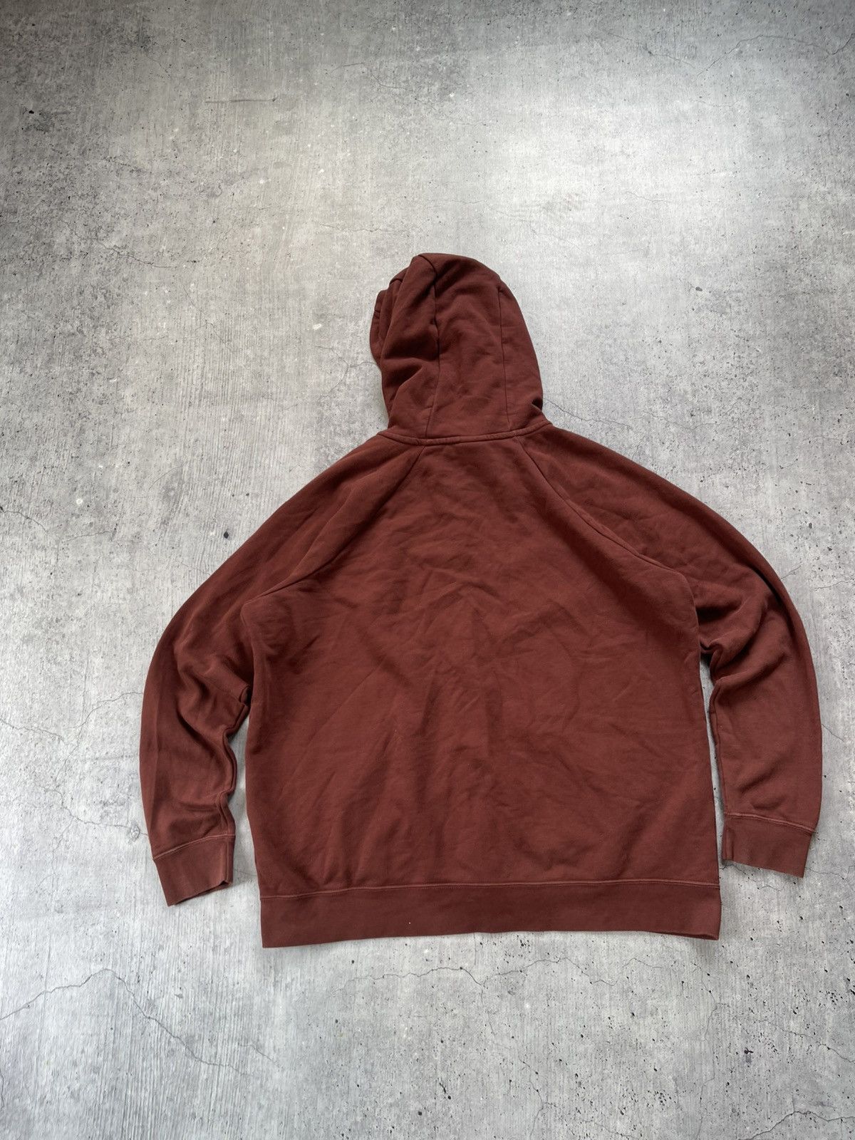 Nike × Vintage Y2K Nike Swoosh Logo Brown Zip Up Distressed Rare Hoodie M Size US M / EU 48-50 / 2 - 14 Thumbnail