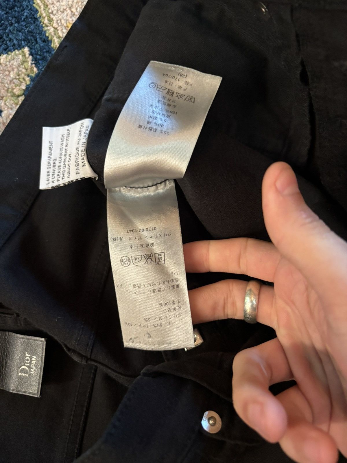 Dior Black Dior Stretch Denim Size US 28 / EU 44 - 10 Thumbnail