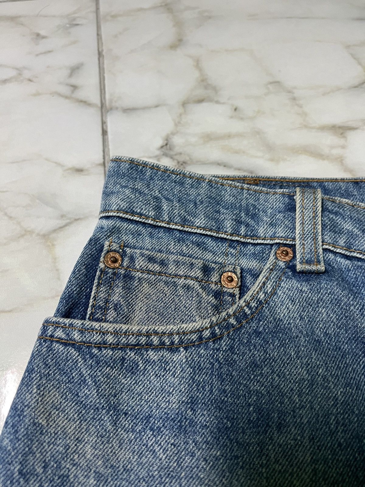 Levi's × Vintage 💥Crazy Vintage 90’s Levis 610 Mud Wash Jean Size US 30 / EU 46 - 7 Thumbnail