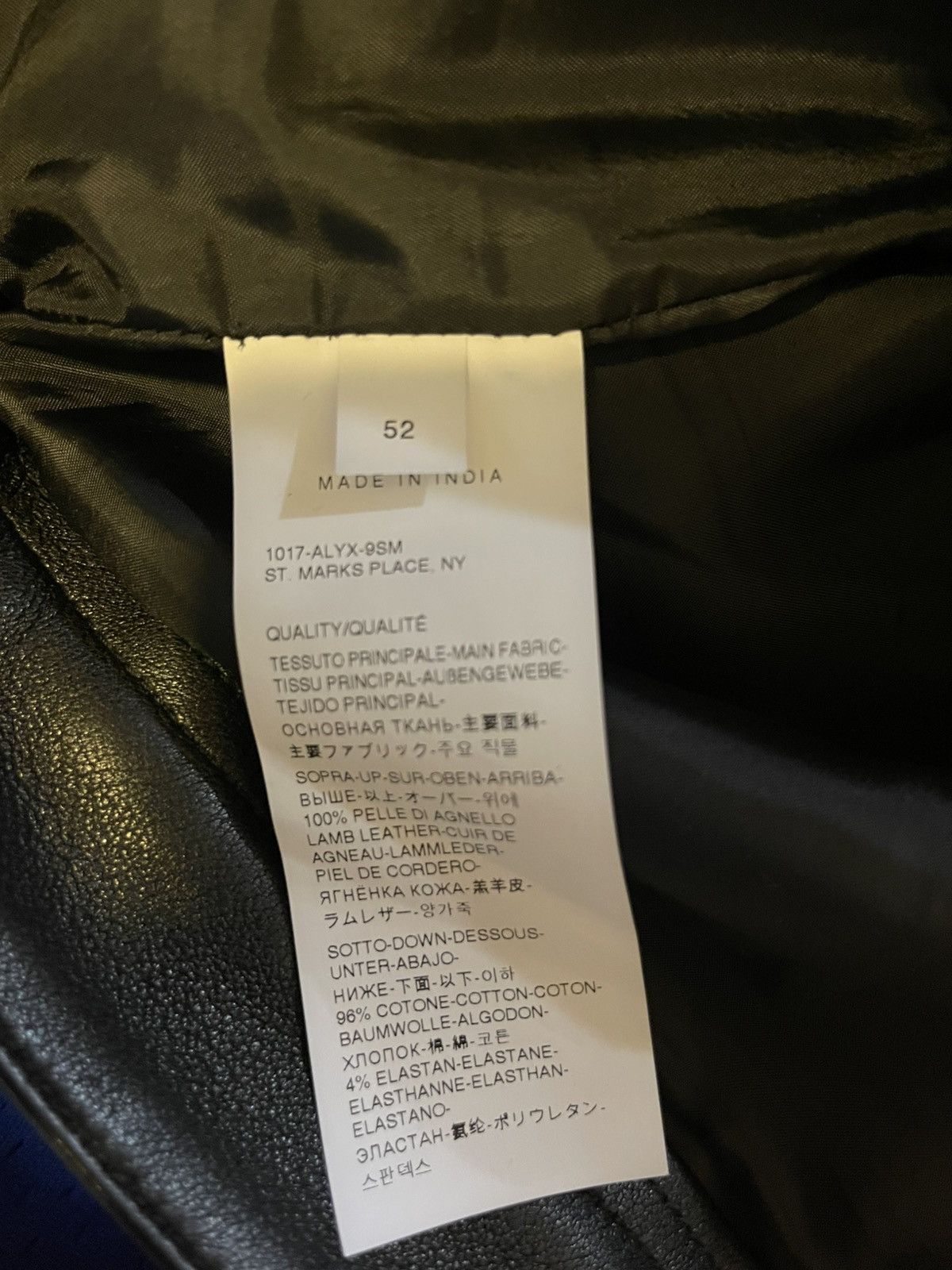 1017 ALYX 9SM 1017 ALYX 9SM Black Leather 6 Pocket Pants Size US 36 / EU 52 - 8 Thumbnail