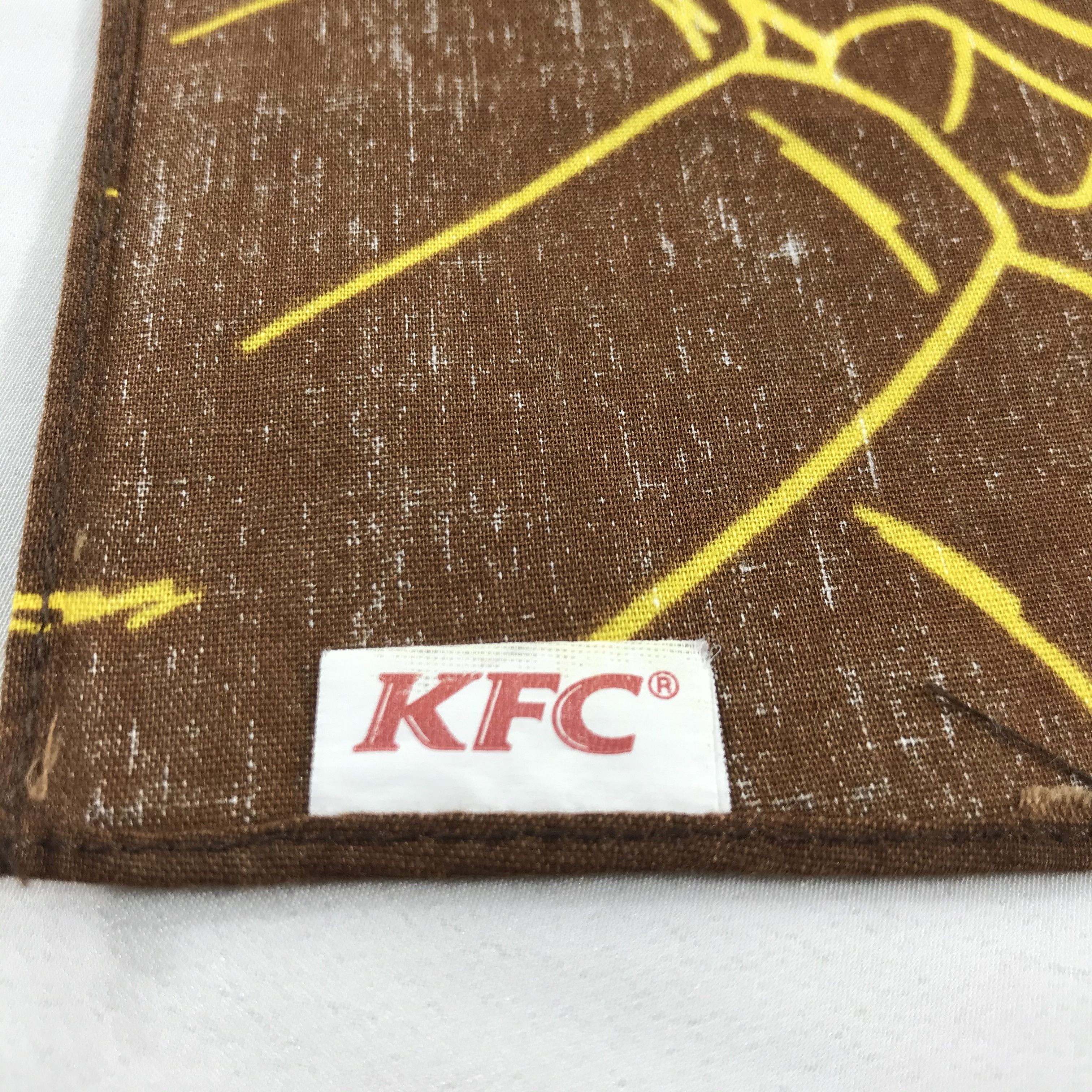 Anime × One Piece × Vintage Monkey D Luffy X KFC Handkerchief Neckerchief Bandana X12 Size ONE SIZE - 2 Thumbnail