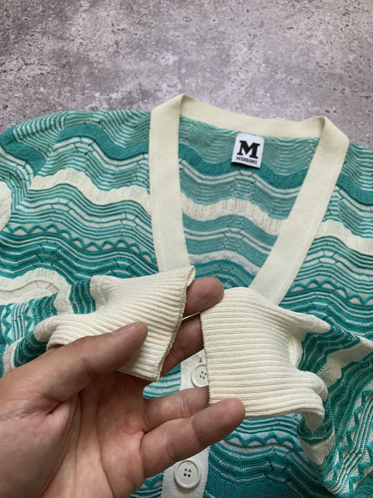 Missoni × Vintage Vintage Cardigan Missoni Knit Japanese Brand Size M / US 6-8 / IT 42-44 - 3 Thumbnail