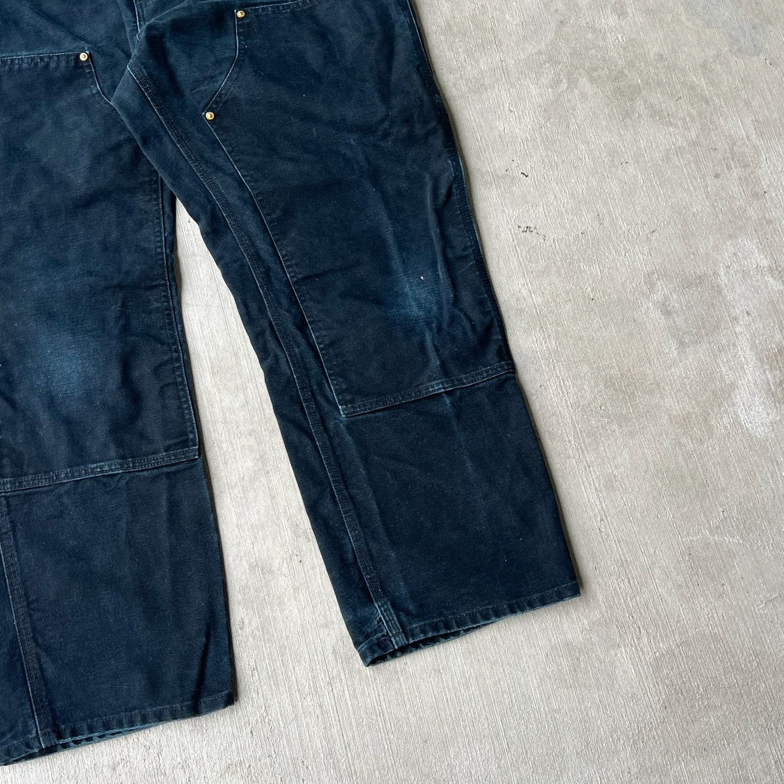 Carhartt × Vintage Carhartt black double knee work wear carpenter pants Size US 32 / EU 48 - 8 Thumbnail