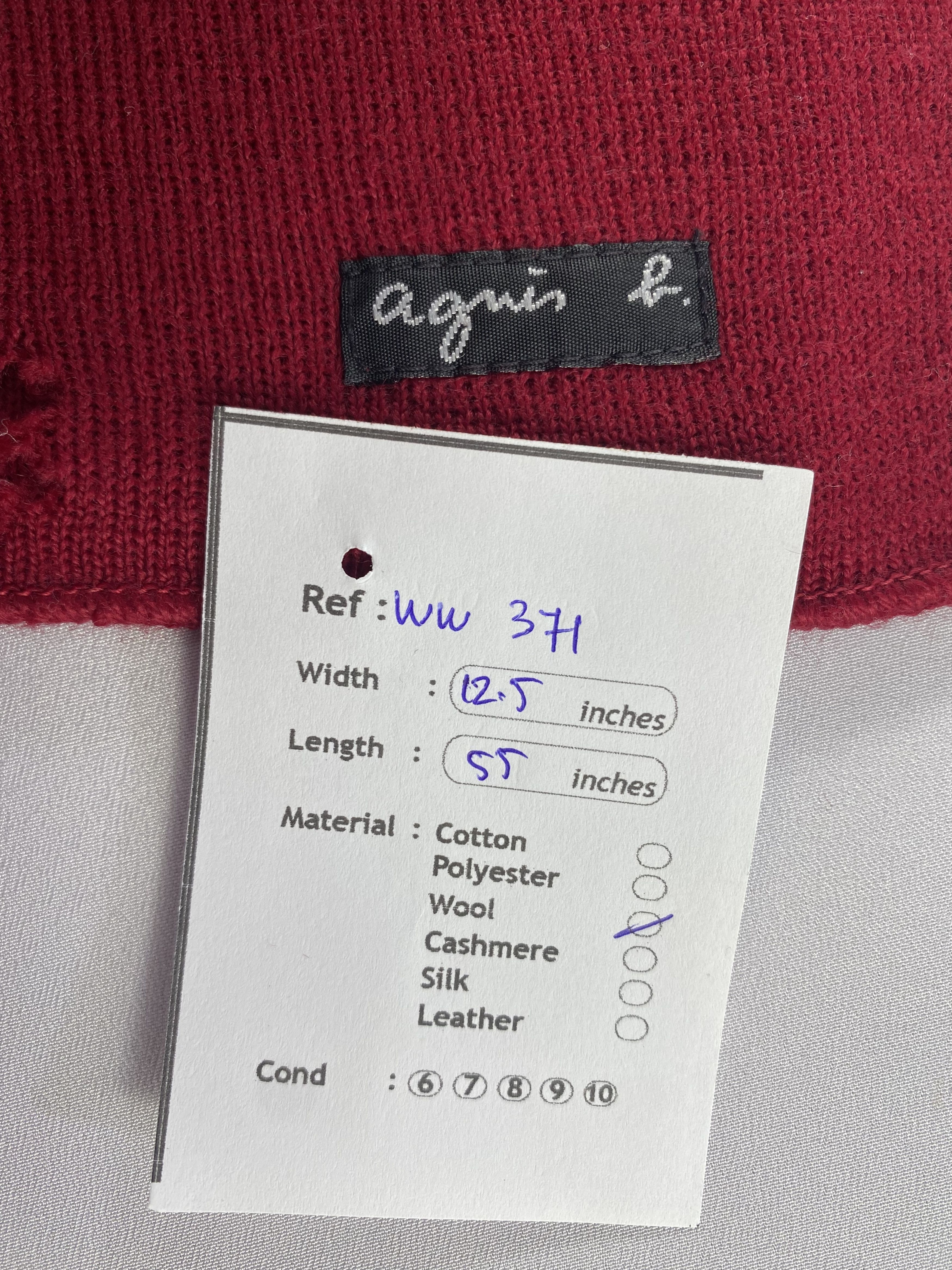 agnes b. Agnes B. Scarf / Muffler / Neckwear - WW371 Size ONE SIZE - 7 Thumbnail