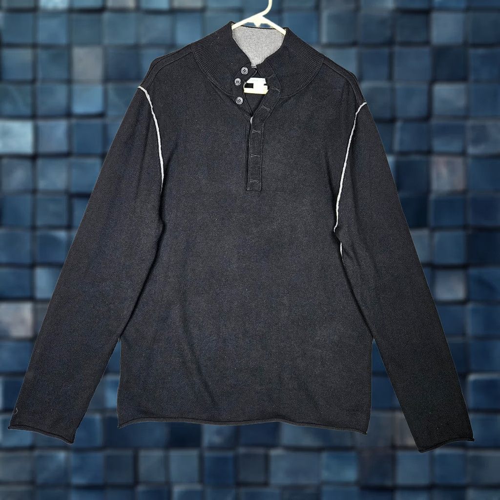 Carbon2Cobalt Carbon 2 Cobalt Sweater Men’s Sz M Cotton Cashmere blend Quarter Button Size US M / EU 48-50 / 2 - 1 Thumbnail