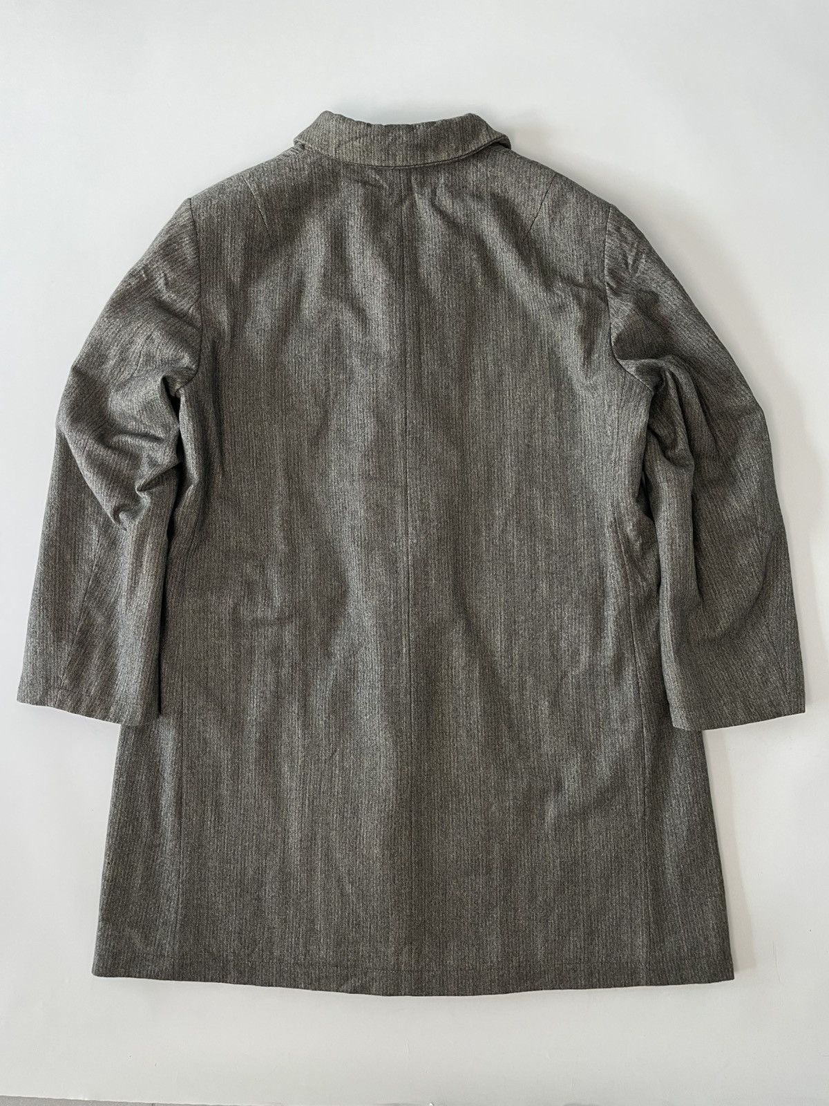 Dries Van Noten Vintage 90s Dries Van Noten Brown Coat with Fur Size US L / EU 52-54 / 3 - 4 Thumbnail