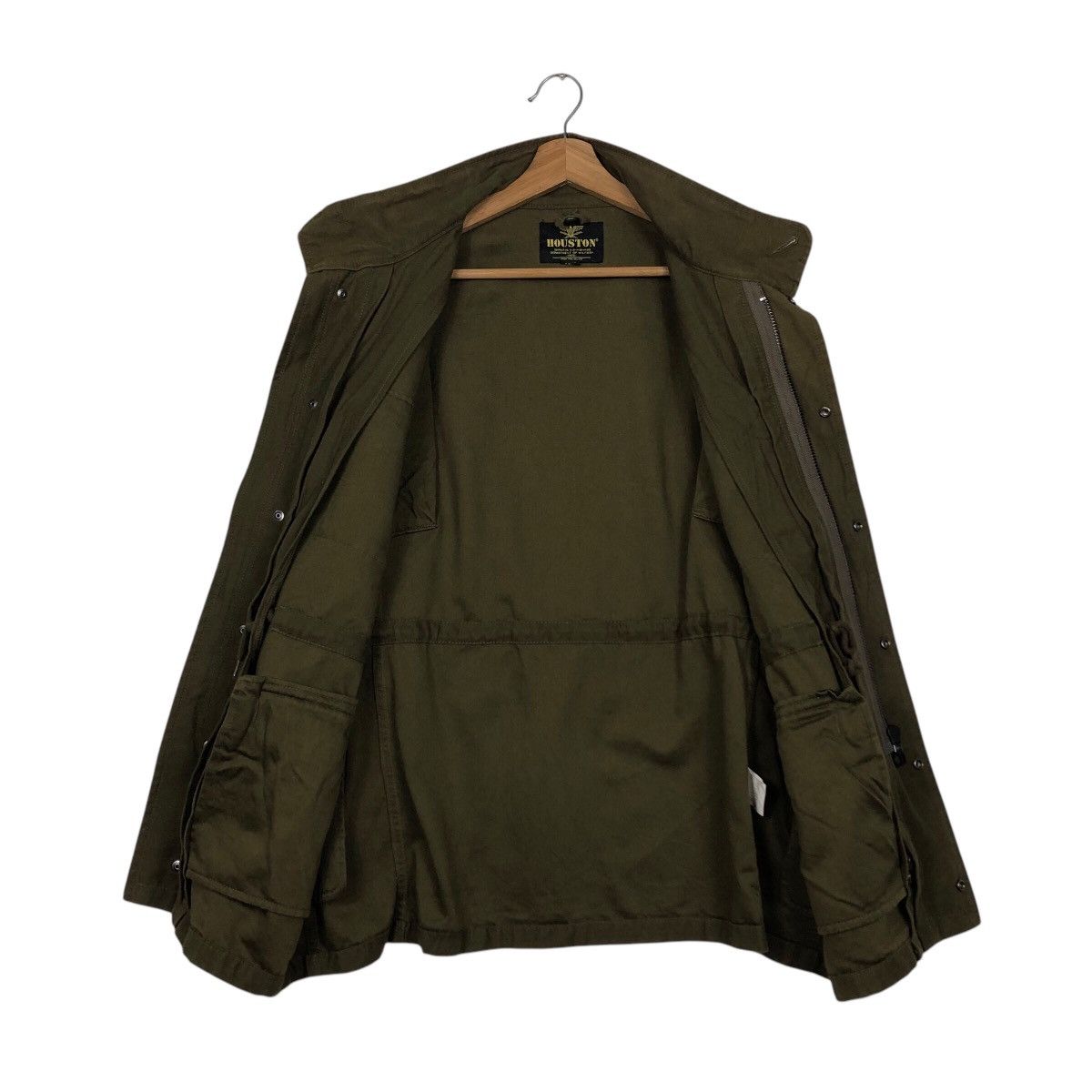 Japanese Brand 📌Vintage Biker Jacket Houston Military Multi Pocket Size US L / EU 52-54 / 3 - 14 Thumbnail