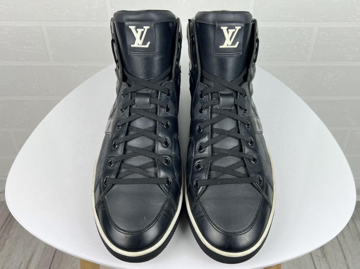 Louis Vuitton LOUIS VUITTON Sneakers Leather Shoes Damier LV Monogram Logo Size US 9 / EU 42 - 7 Thumbnail