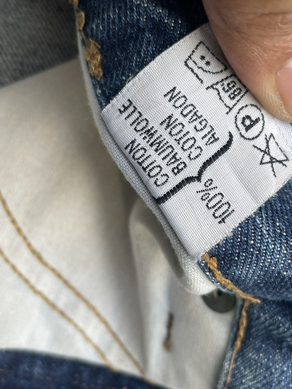 Volcom Volcom Stone Baggy Distresed Denim Size US 35 - 16 Thumbnail