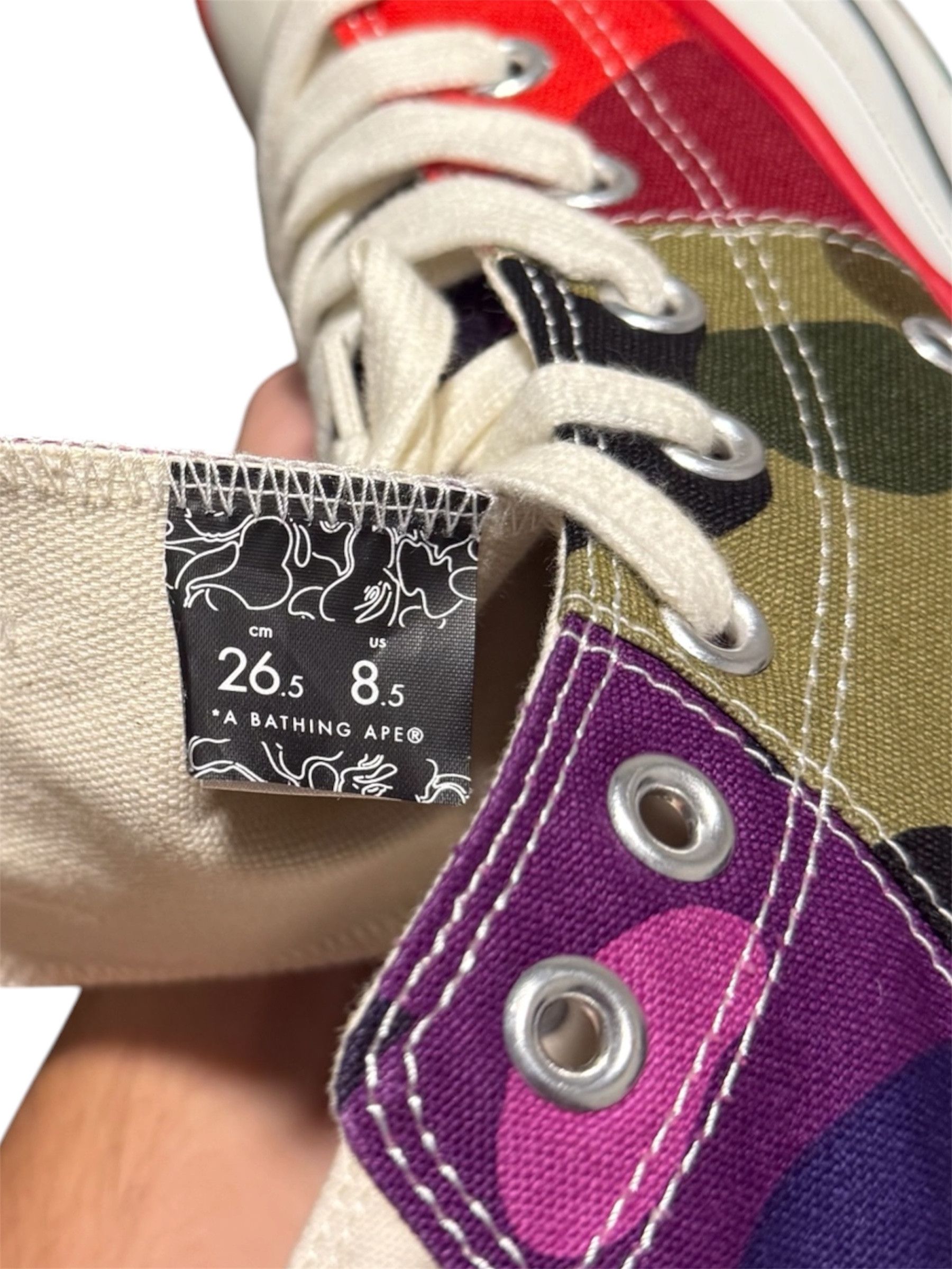 Bape Multi Camo Apestas Size US 8.5 / EU 41-42 - 6 Thumbnail