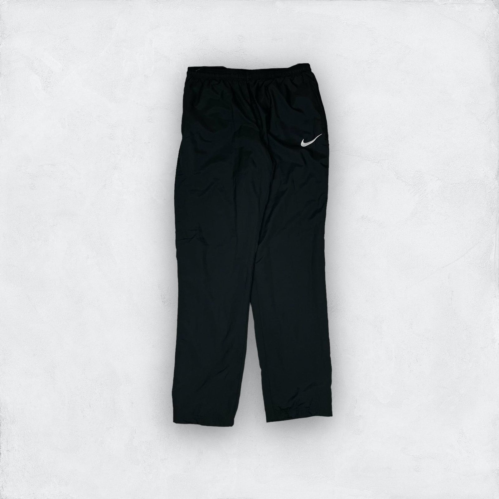 Nike Nike Dri-Fit Men's Black Drawstring Swoosh Track Pants Large Size US 30 / EU 46 - 1 Thumbnail