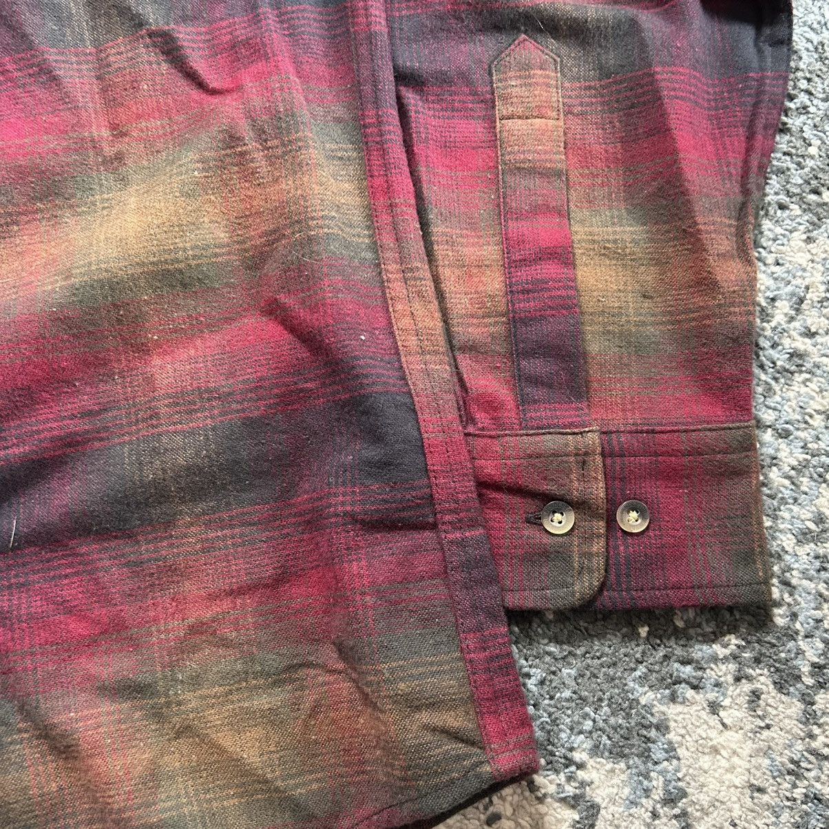 Pendleton HEAVYWEiGHT MASON FLANNEL BUTTON DOWN TAN COYOTE RASPBERRY Size US L / EU 52-54 / 3 - 14 Thumbnail