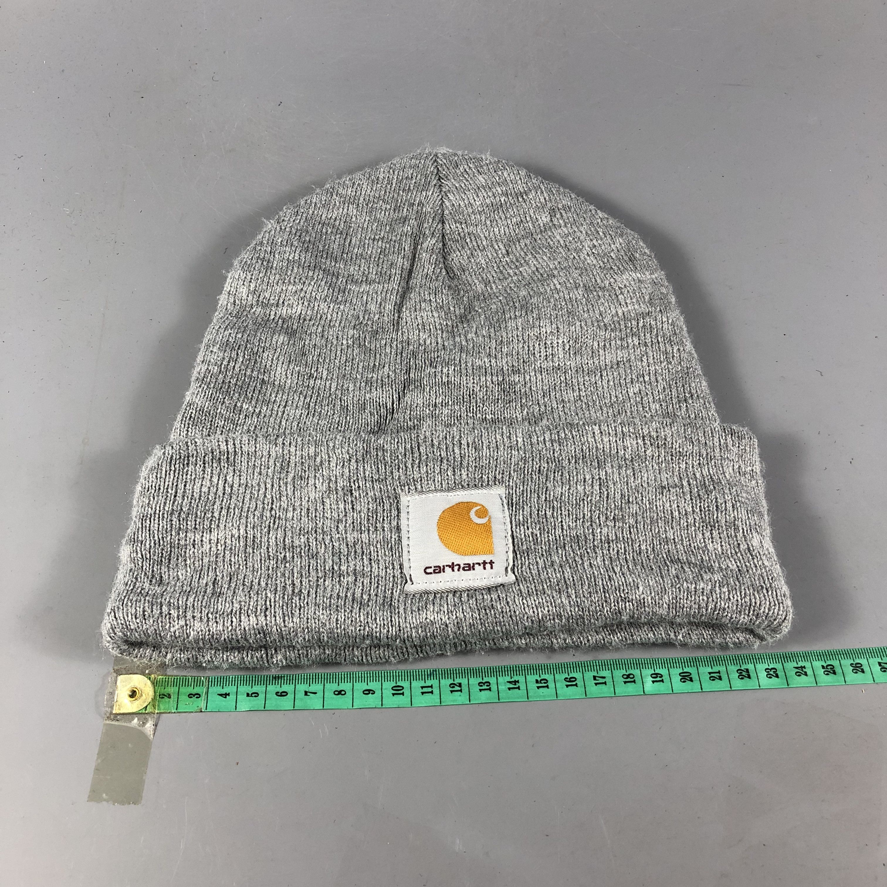 Carhartt Carhartt Grey Beanie Snowcap Snow Hat B816 Size ONE SIZE - 3 Thumbnail