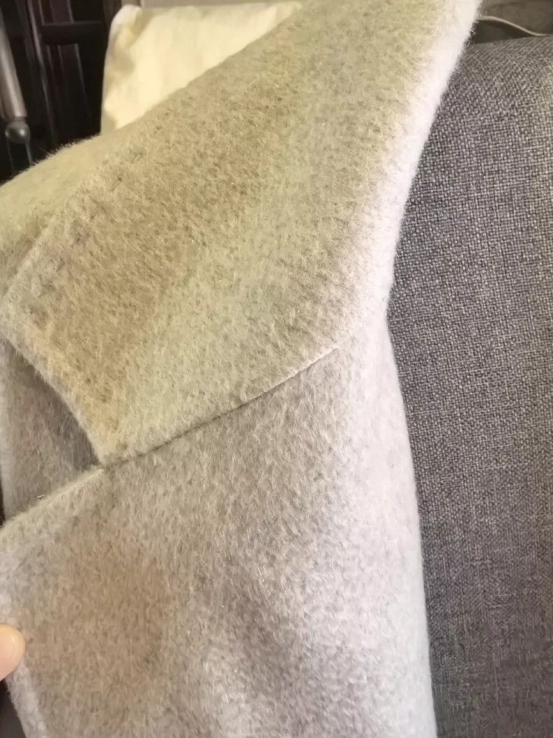 Max Mara Max Mara Labbro Classic Grey Cashmere Coat Size XL / US 12-14 / IT 48-50 - 4 Thumbnail