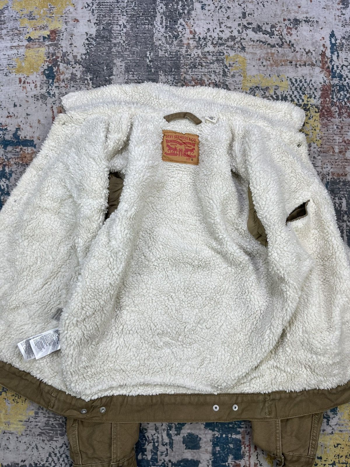 Levi's Levis Type III Sherpa Trucker Jacket Size US S / EU 44-46 / 1 - 9 Thumbnail