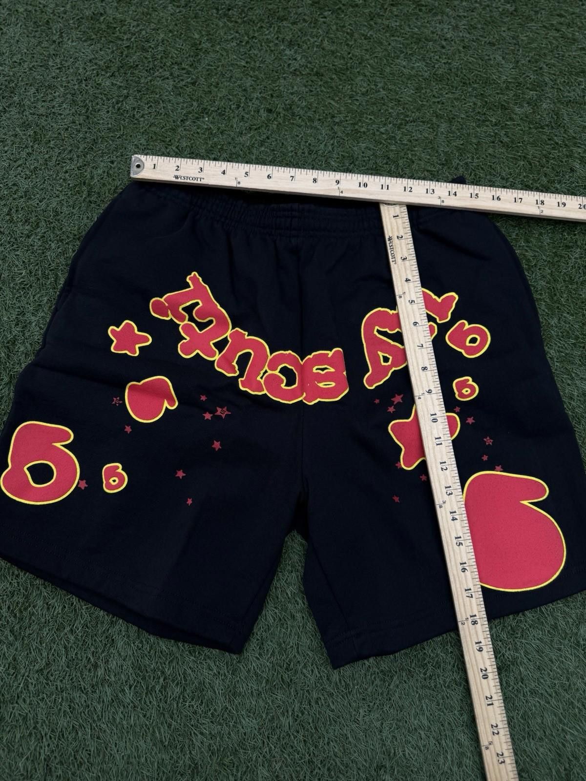 Sp5der Sp5der OG Web V2 Phantom Sweatshort “Black Red” 2025 (Large) Size US 34 / EU 50 - 5 Thumbnail