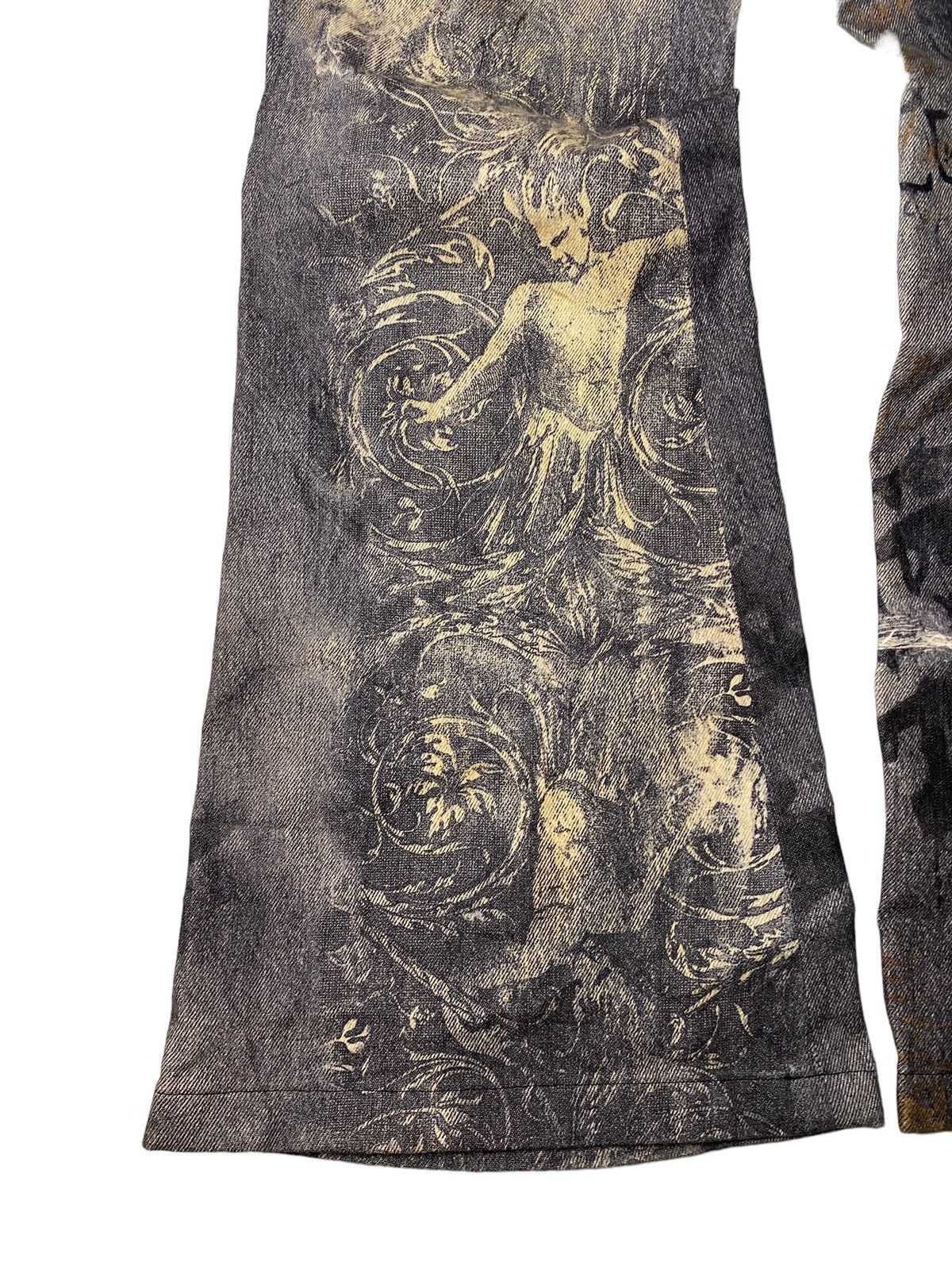 If Six Was Nine 2000's Tornado Mart Flared Tribal Pants Size US 29 - 6 Thumbnail