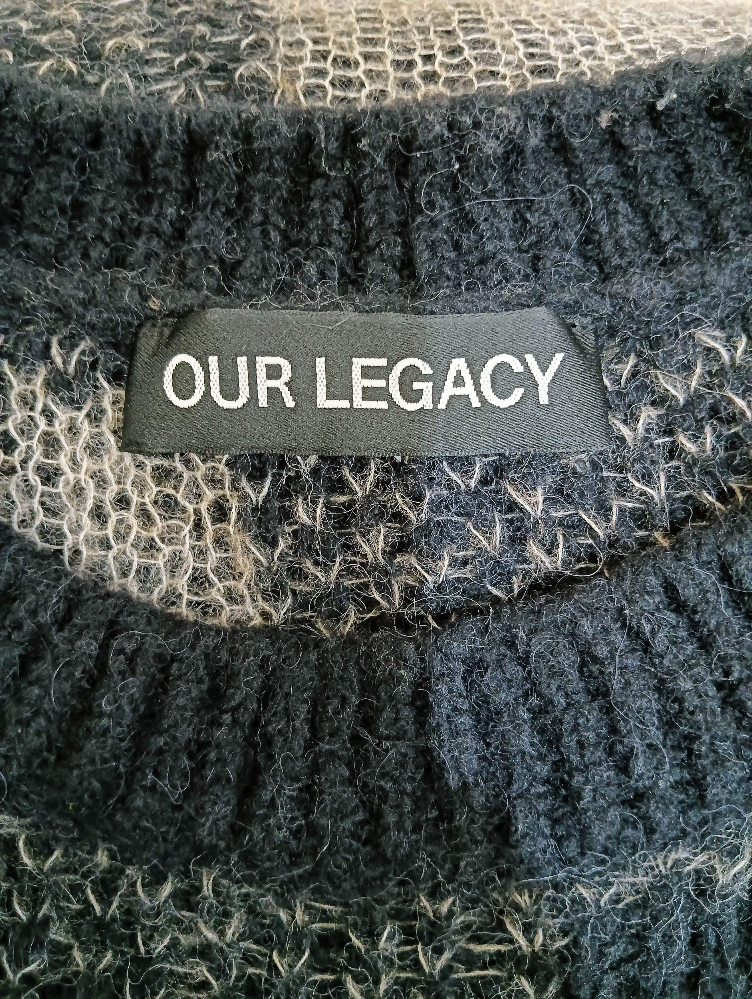 Our Legacy Destructive Gingham Sonar Roundneck Sweater Size US M / EU 48-50 / 2 - 2 Thumbnail