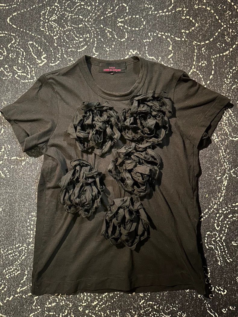 Comme des Garcons COMME des GARCONS floral short-sleeve top - dmc Size US S / EU 44-46 / 1 - 1 Thumbnail