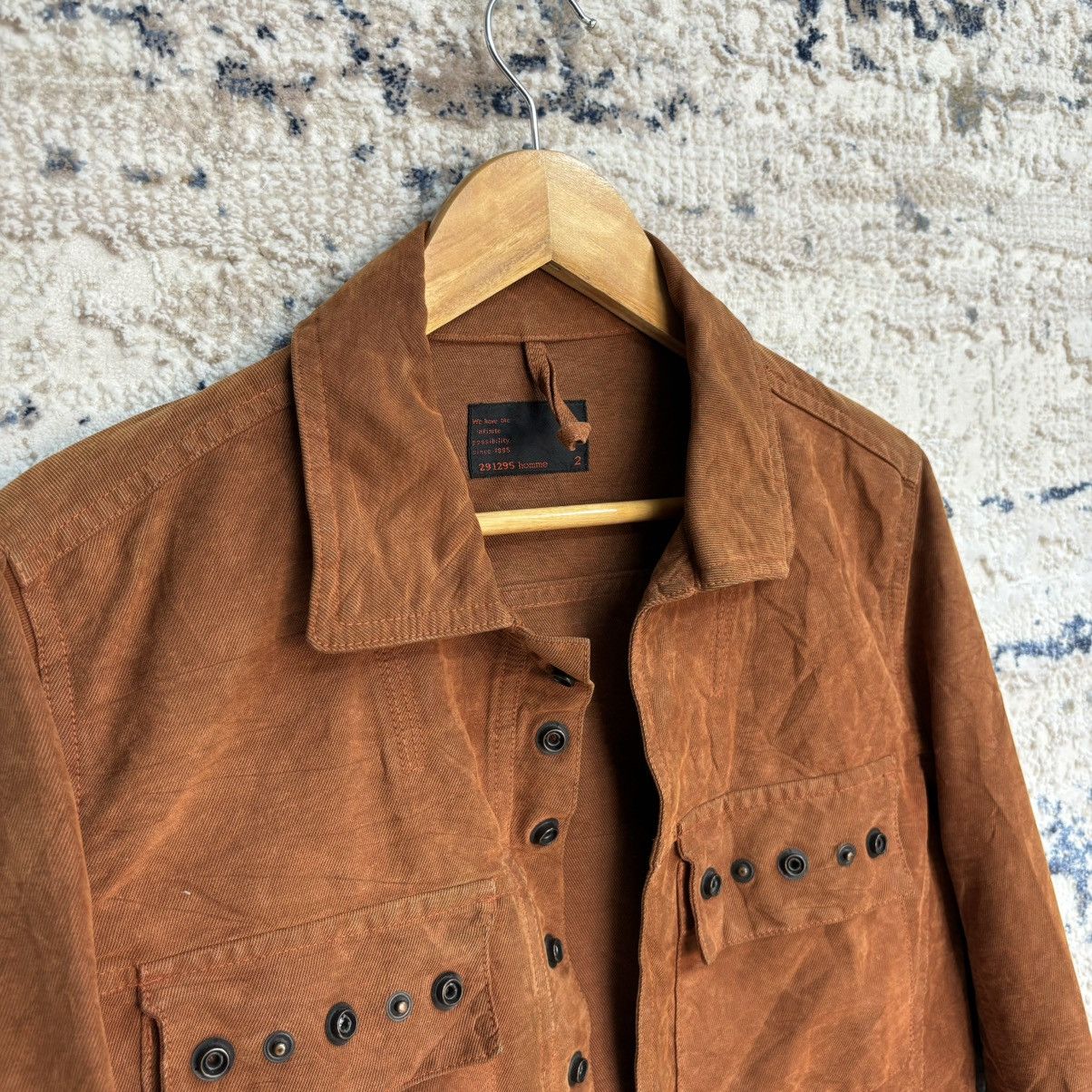 Japanese Brand Vintage 291295 Homme Metal Button Denim Jacket Size US S / EU 44-46 / 1 - 6 Thumbnail