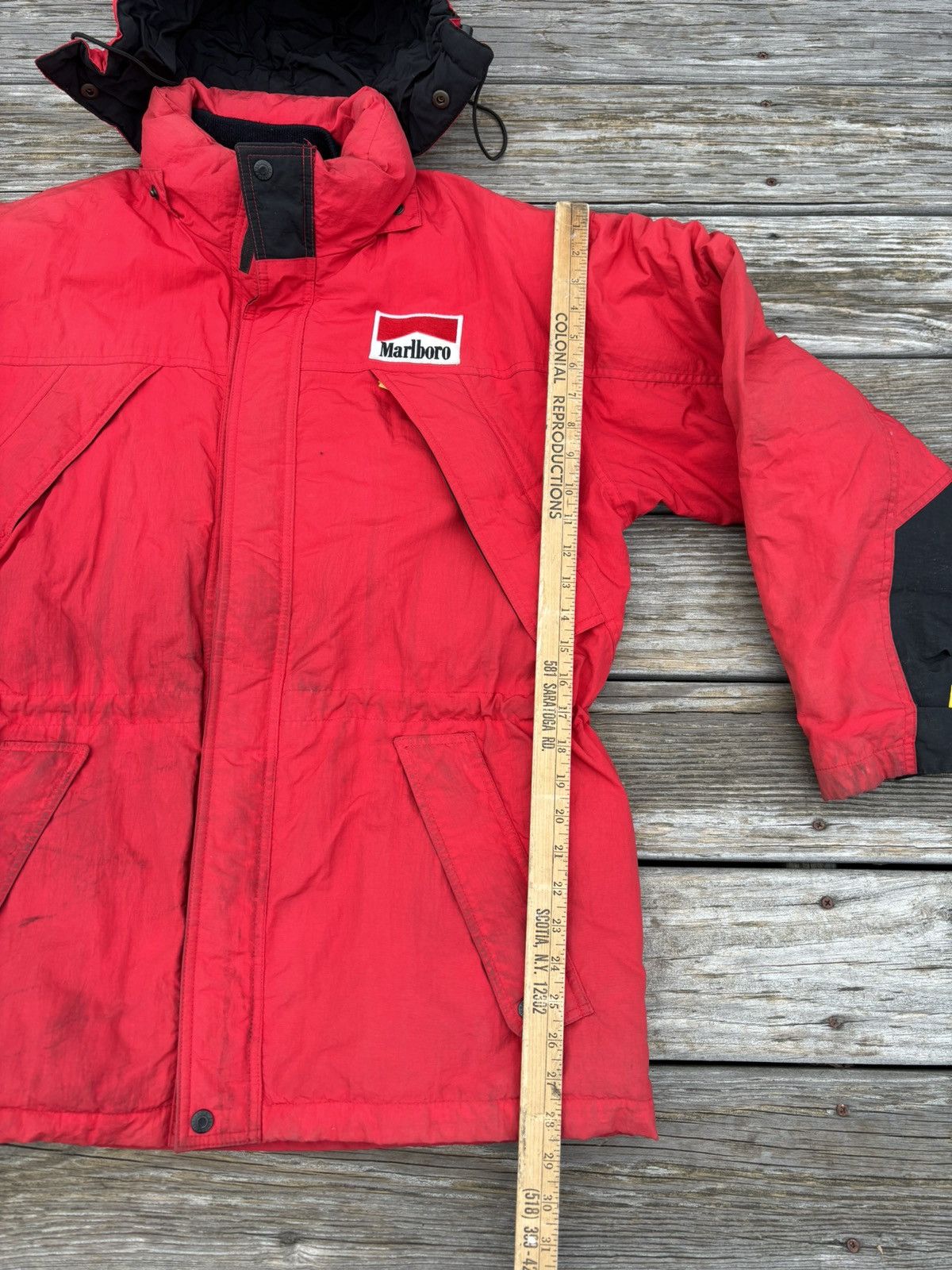 Marlboro × Vintage Vintage Malboro hooded jacket Size US M / EU 48-50 / 2 - 6 Thumbnail