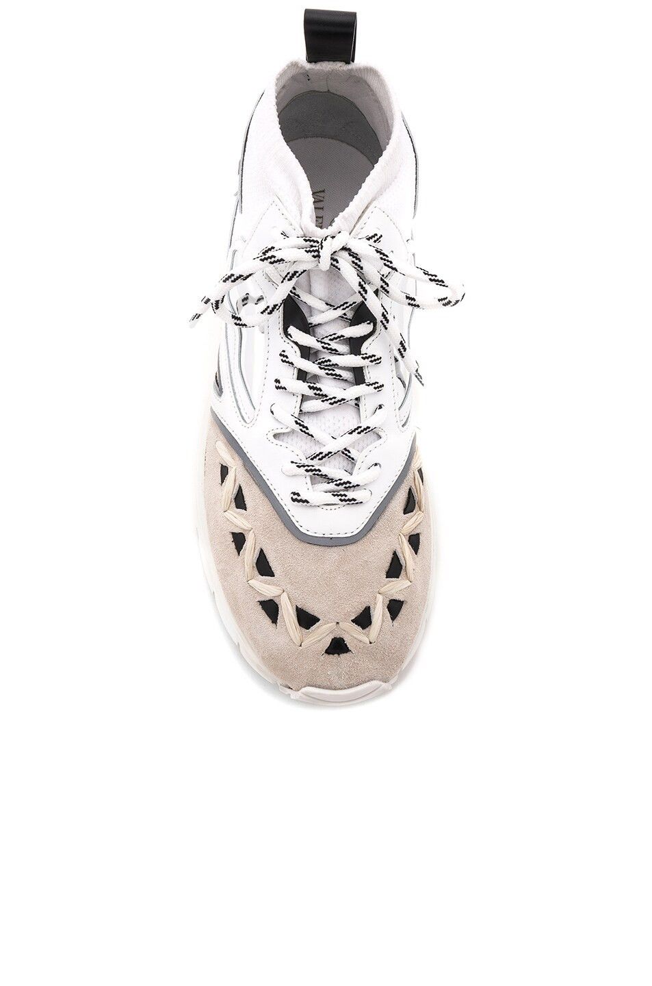 Valentino o1y0525 Hi-Top Sneakers in White/Beige Size US 9 / EU 42 - 5 Thumbnail