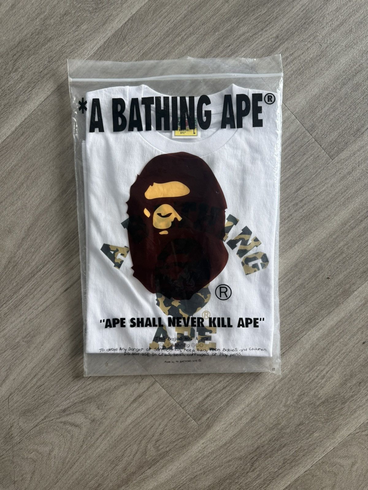 Bape Bape First Camo College Long Sleeve Size US L / EU 52-54 / 3 - 4 Thumbnail
