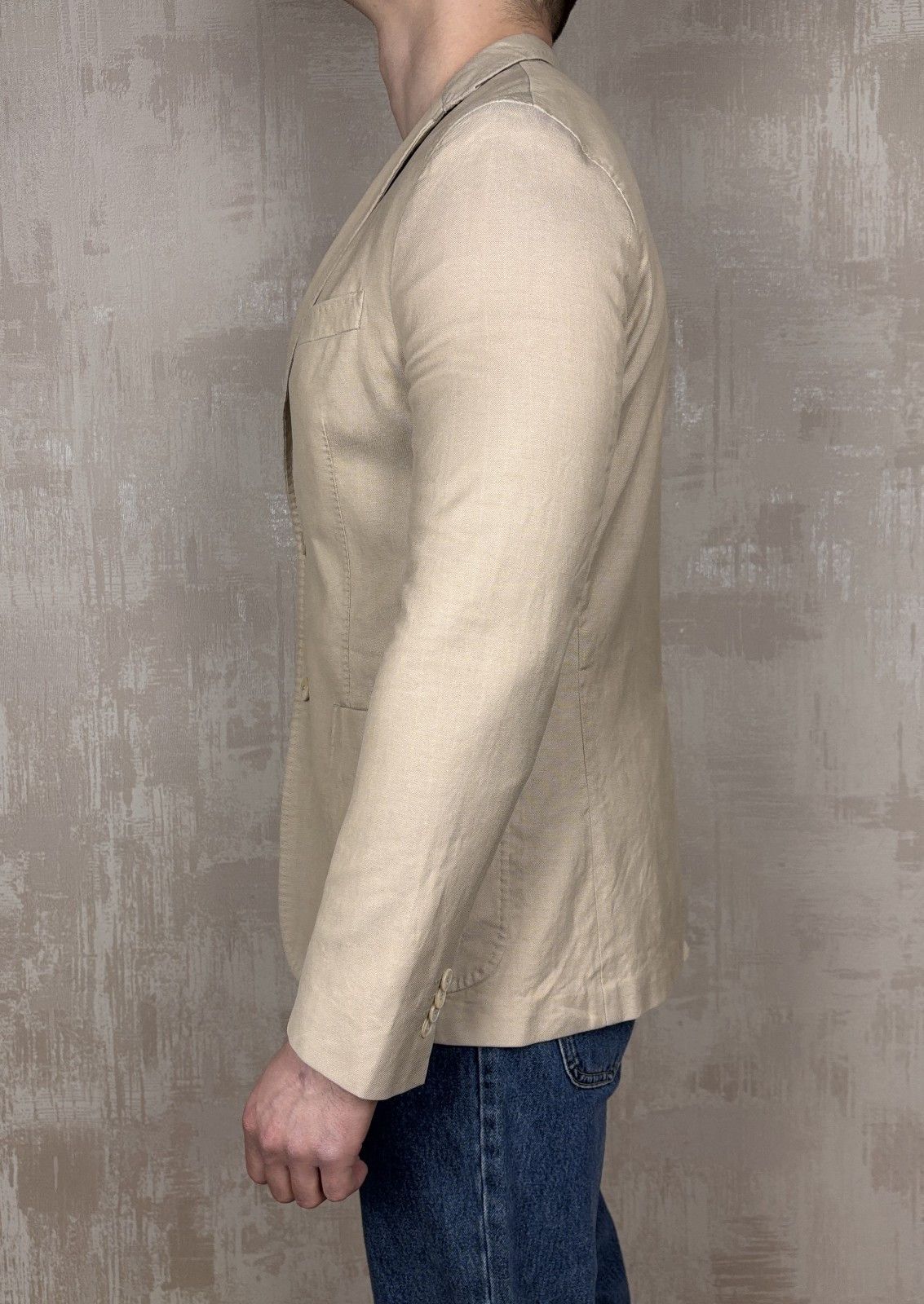 Paoloni Paoloni Cotton Wool Two Button Sport Coat Blazer Size 54 Size US L / EU 52-54 / 3 - 12 Thumbnail