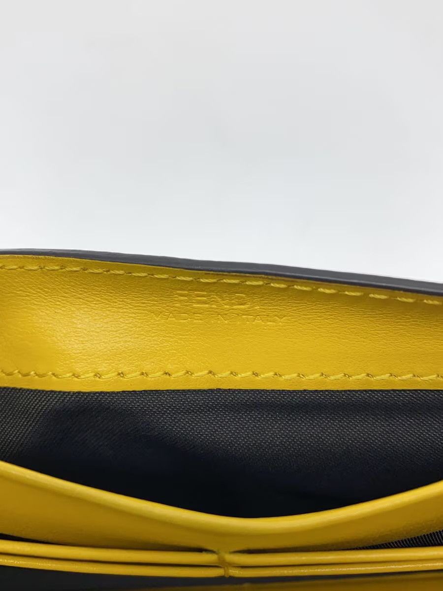 Fendi Fendi Leather Long Wallet Yellow Size ONE SIZE - 3 Thumbnail